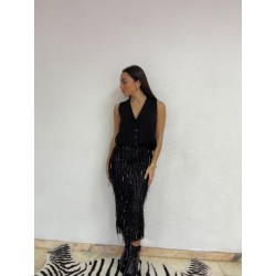 Falda flecos