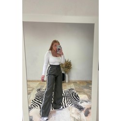 Pantalón Polipiel Rayas